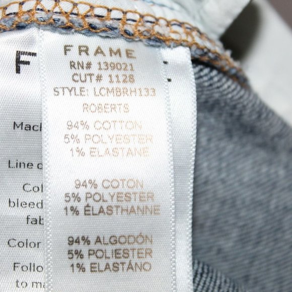 Frame Denim Le Crop Mini Boot Released Hem HW8329 - Picture 5 of 7